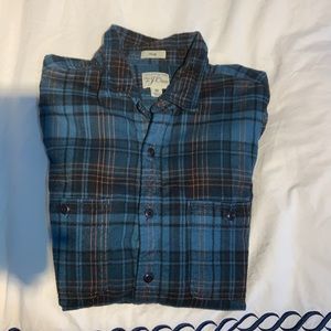 JCrew plaid casual overshirt